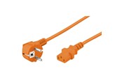 Strømkabel (ekstern) - Pro Power cable C13 1x90° - Orange - 5m - 4040849952906