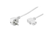 Strømkabel (ekstern) - Pro Power cable C13 2x90° - Hvid - 3m - 4040849954306