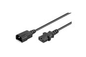 Strømkabel (ekstern) - Pro Power cable C14 - C13 - Sort - 3m - 4040849952876