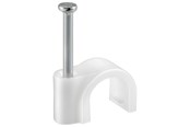 Kabel Organisering - Pro Cable Clip - White - 4mm - 4040849170768