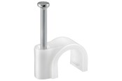 Kabel Organisering - Pro Cable Clip - White - 10mm - 4040849170829