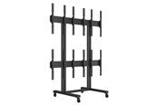 Vægbeslag, AV-Beslag & AV-Møbler - Multibrackets M Public Video Wall Stand Portrait 6-Screens 40-55'' Black - Max 240 kg - recommended for 55" - 7350073731824