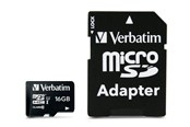Hukommelseskort - Verbatim Premium microSD/SD - 80MB/s - 16GB - 44082
