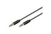 Audio kabel - Pro MiniJack 3.5mm Slim 3P - Bk - 2m - 4040849691072