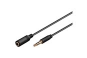 Audio kabel - Pro MiniJack 3.5mm Ext. 3P - Bk - 3m - 4040849971204