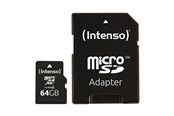 Hukommelseskort - Intenso microSD Class 10 - 20MB/s - 64GB - 3413490