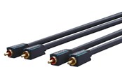 Audio kabel - ClickTronic RCA Stereo Cable - 10m - 4040849703836