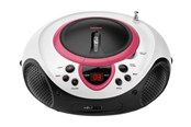 CD Player - Lenco SCD-38 USB - Portable FM Radio CD and USB player - Rosa - SCD38USBRO