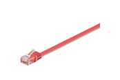 Netværkskabel - Pro LAN CAT 6 UTP Flat - Rød - 3m - 4040849964183