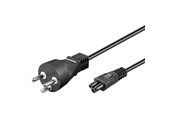 Strømkabel (intern) - Pro Strømkabel C5 (Mickey Mouse) - Sort - Lige - 2m - PC-C5B-2M-B-DK
