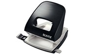 Hulapparater & Hæftemaskiner - Leitz Hulapparat 5006 Style NeXXt, 2-huls 30 ark metal Satin sort - 50060094