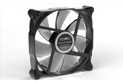 Kabinet Køler - Blacknoise Multiframe M12-PS - Kabinet køler - 120mm - Sort med hvide vinger - 23 dBA - ITR-M12-PS
