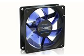 Kabinet Køler - Blacknoise BlackSilentFan X-1 - Kabinet køler - 80mm - Sort med blå vinger - 10 dBA - ITR-X-1