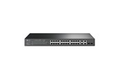 Switch - TP-Link TL-SL2428P 24-Port 10/100Mbps + 4-Port Gigabit Smart Switch with 24-Port PoE+ - TL-SL2428P