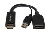 Skærmkabel - StarTech.com HDMI to DisplayPort Converter - HD2DP