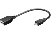 USB kabel - Pro USB OTG MicroUSB B - 0.2m - 4040849951947
