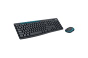 Tastatur - Logitech MK270 Wireless Combo - UK - Tastatur & Mus sæt - Engelsk - Sort - 920-004523