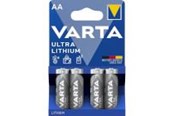 Batteri - VARTA Varta Ultra Lithium - AA - 4pk. - 06106301404