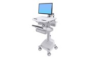 Skærmholder - Ergotron StyleView Cart with LCD Arm SLA Powered 2 Drawers - SV44-12A1-2