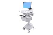 Skærmholder - Ergotron StyleView Cart with LCD Arm SLA Powered 2 Tall Drawers - SV44-12C1-2