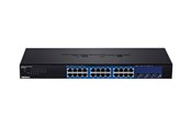 Switch - TRENDnet TEG-30284 28-Port Web Smart Switch with 24 x Gigabit ports and 4 x 10G SFP+ slots - TEG-30284