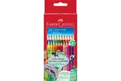 Skrive- og Tegneværktøjer - Faber-Castell Colour Grip Farveblyanter trekant 24 stk - 112424