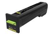 Blæk, Toner & Forbrugsstoffer - Lexmark gul - original - tonerpatron - 72K20YE
