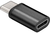 USB kabel - Pro USB 3.1 C - MicroB adapter - Black - 4040849566356