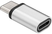 USB kabel - Pro USB-C 3.1 - MicroB adapter - Silver - 4040849566363