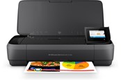Printer - HP Officejet 250 Mobile All-in-One - Color Inkjet - Wi-Fi Multifunktion - Farve - Blæk - CZ992A#BHC