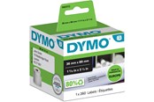 Papir, Fotopapir og Etiketter - DYMO LabeWriter store adresseetiketter | 36mm x 89mm | 1 rulle x 260 stk - 1983172