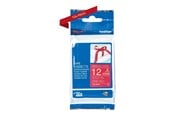 Papir, Fotopapir og Etiketter - Brother TZe RW34 textile tape gold/red 12mm/4m - TZERW34