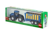 Legetøjsbil - SIKU Siku 1:50 traktor med ensilagevogn - 541895