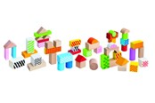 Trælegetøj - Eichhorn Color Wooden Blocks - 100002226