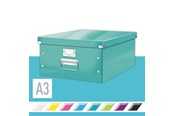Arkivering & Opbevaring - Leitz Opbevaringsboks Click & Store WOW Large Isblå - 60450051