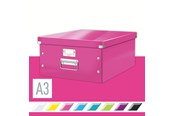 Arkivering & Opbevaring - Leitz Opbevaringsboks Click & Store WOW Large Pink - 60450023