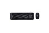 Tastatur - Logitech MK220 Combo Wireless - US - Tastatur & Mus sæt - Amerikansk engelsk - Sort - 920-003168