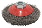 Værktøj - Bosch Metalslebet børste, bølget tråd, 100 børster i stål - 2608622057