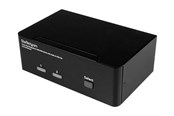 KVM-switch - StarTech.com 2-Port DisplayPort Dual-Monitor KVM Switch - 4K 60Hz - KVM / audio / USB switch - 2 porte - SV231DPDDUA2