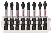 Bor & bits - Bosch Impact Control-skruetrækker bitsæt, 8 dele, 8xPZ2 - 2608522331