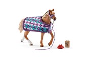 Schleich - Schleich Engelsk fuldblod med dækken - 42360