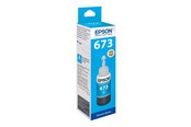 Blæk, Toner & Forbrugsstoffer - Epson T6732 - cyan - blækrefill - C13T67324A