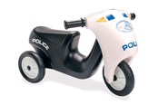 Løbecykler, Gåbiler & Scootere - Dantoy Politi Motorcykel med gummihjul - 3333