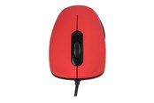 Mus - MODECOM MC-M10S - Mus - Optisk - 3 knapper - Rød - M-MC-M10S-500