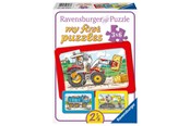 Puslespil - Ravensburger Excavator, Tractor & Dump Tractor 3x6p - 65738