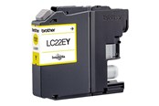 Blæk, Toner & Forbrugsstoffer - Brother LC22EY / LC 22EY High Capacity Yellow Ink - LC22EY