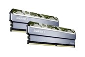 RAM - G.Skill Sniper X DDR4-3000 - 16GB - CL16 - Dual Channel (2 pcs) - Intel XMP - Sølv - F4-3000C16D-16GSXFB