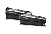 RAM - G.Skill Sniper X DDR4-2400 - 16GB - CL17 - Dual Channel (2 pcs) - Intel XMP - Sort - F4-2400C17D-16GSXW