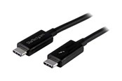 FireWire / ThunderBolt kabel - StarTech.com Thunderbolt 3 (20Gbps) USB C Cable - Black - 2m - TBLT3MM2M