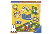 Brætspil - Ravensburger Miffy Games 6in1 - 213573